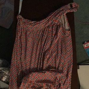 One shoulder shirt with stars